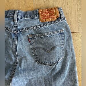 Levis 501 Light wash Jeans 36x34